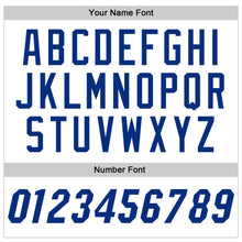 Load image into Gallery viewer, Custom White Royal Authentic Baseball Jersey