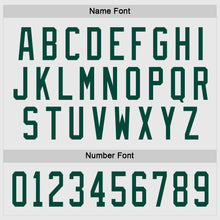 Load image into Gallery viewer, Custom White Green Hockey Jersey