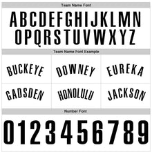 Load image into Gallery viewer, Custom White Black Authentic Throwback Basketball Shorts