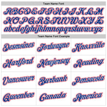 Load image into Gallery viewer, Custom Stitched White Royal-Red Sports Pullover Sweatshirt Hoodie