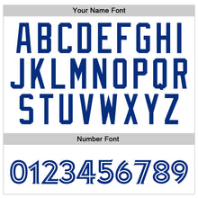 Load image into Gallery viewer, Custom Stitched White White-Royal Sports Pullover Sweatshirt Hoodie