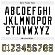 Load image into Gallery viewer, Custom Stitched White Camo-Black Sports Pullover Sweatshirt Hoodie