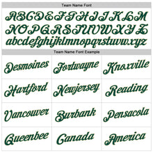 Load image into Gallery viewer, Custom Stitched White Hunter Green-Cream Sports Pullover Sweatshirt Hoodie