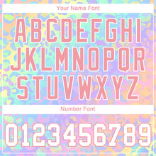 Load image into Gallery viewer, Custom White White-Medium Pink 3D Pattern Design Leopard Authentic Baseball Jersey