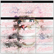 Load image into Gallery viewer, Custom White White-Medium Pink 3D Pattern Design Cat Authentic Baseball Jersey