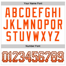 Load image into Gallery viewer, Custom White Orange-Black Authentic Drift Fashion Baseball Jersey