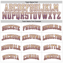 Load image into Gallery viewer, Custom White Purple-Gold Authentic Drift Fashion Baseball Jersey