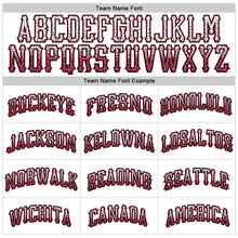 Load image into Gallery viewer, Custom White Crimson-Black Authentic Drift Fashion Baseball Jersey