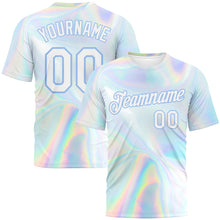 Load image into Gallery viewer, Custom 3D Pattern Design Abstract Trendy Holographic Vaporwave Style Performance T-Shirt

