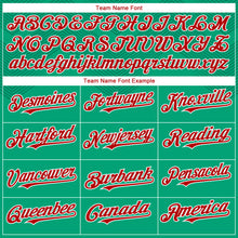 Load image into Gallery viewer, Custom Kelly Green Red-White 3D Mexico Authentic Baseball Jersey
