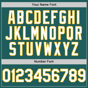 Custom Teal White-Gold Line Authentic Baseball Jersey