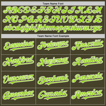 Load image into Gallery viewer, Custom Olive Neon Green-White Line Authentic Salute To Service Baseball Jersey
