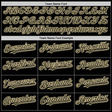 Load image into Gallery viewer, Custom Black Olive-Cream 3D Pattern Design Gradient Style Twinkle Star Authentic Baseball Jersey
