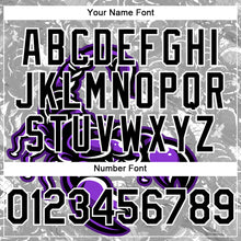 Load image into Gallery viewer, Custom Gray Black-White 3D Pattern Design Animal Scorpion Authentic Baseball Jersey
