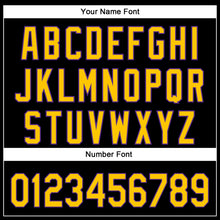 Load image into Gallery viewer, Custom Black Yellow-Purple 3D Pattern Design Rave Tree With Eye Authentic Baseball Jersey
