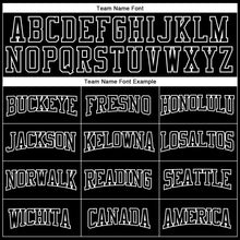 Load image into Gallery viewer, Custom Stitched Black Gray-White 3D Pattern Design Gradient Square Shape Sports Pullover Sweatshirt Hoodie
