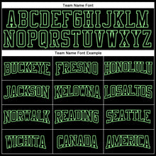 Load image into Gallery viewer, Custom Stitched Black Pea Green 3D Pattern Design Gradient Square Shape Sports Pullover Sweatshirt Hoodie
