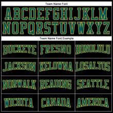 Load image into Gallery viewer, Custom Stitched Black Midnight Green-Old Gold 3D Pattern Design Gradient Square Shape Sports Pullover Sweatshirt Hoodie
