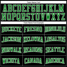 Load image into Gallery viewer, Custom Stitched Black Grass Green-White 3D Pattern Design Gradient Square Shape Sports Pullover Sweatshirt Hoodie
