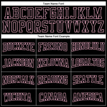 Load image into Gallery viewer, Custom Stitched Black Light Pink 3D Pattern Design Gradient Square Shape Sports Pullover Sweatshirt Hoodie
