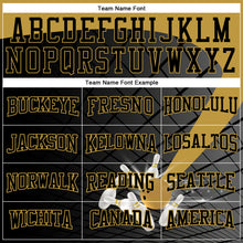 Load image into Gallery viewer, Custom Black Old Gold 3D Bowling Sports Pullover Sweatshirt Hoodie
