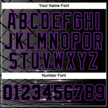 Load image into Gallery viewer, Custom Black Purple 3D Bowling Sports Pullover Sweatshirt Hoodie
