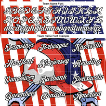 Load image into Gallery viewer, Custom Red Blue-Black 3D Pattern Design American Flag Tool Wrench Labor Day Performance T-Shirt
