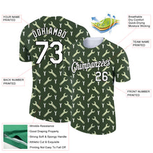 Load image into Gallery viewer, Custom Olive White-Black 3D Pattern Design Tool Wrench Labor Day Performance T-Shirt

