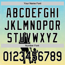 Load image into Gallery viewer, Custom Ice Blue Black-White 3D Pattern Design Father&#39;s Day Family Love Authentic Baseball Jersey
