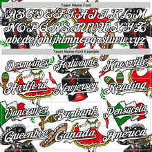 Load image into Gallery viewer, Custom White Black 3D Mexican Festival Skull Cinco de Mayo Authentic Baseball Jersey
