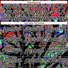 Load image into Gallery viewer, Custom Black White 3D Pattern Design Rave Psychedelic Tree Authentic Baseball Jersey
