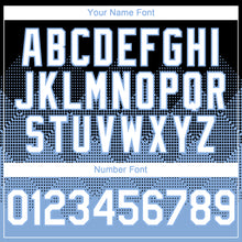 Load image into Gallery viewer, Custom Black White-Light Blue 3D Gradient Square Shape Authentic Baseball Jersey

