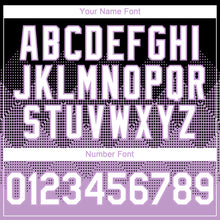 Load image into Gallery viewer, Custom Black Light Purple 3D Gradient Square Shape Authentic Baseball Jersey
