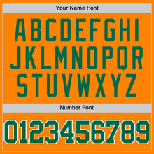 Load image into Gallery viewer, Custom Bay Orange Kelly Green-White Authentic Basketball Jersey

