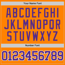 Load image into Gallery viewer, Custom Bay Orange Purple-White Authentic Basketball Jersey

