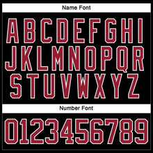 Load image into Gallery viewer, Custom Black Cardinal-White Hockey Lace Neck Jersey
