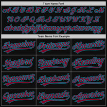Load image into Gallery viewer, Custom Black Maroon-Yellow Authentic Throwback Baseball Jersey
