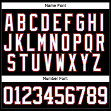 Load image into Gallery viewer, Custom Black Purple-Orange Hockey Jersey
