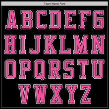Load image into Gallery viewer, Custom Black Pink-White Authentic Baseball Jersey
