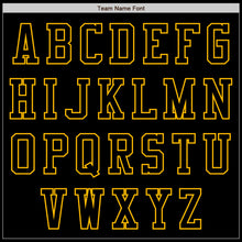 Load image into Gallery viewer, Custom Black Gold Authentic Baseball Jersey
