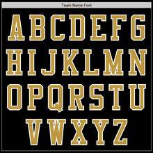 Load image into Gallery viewer, Custom Black Old Gold-White Authentic Baseball Jersey
