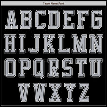 Load image into Gallery viewer, Custom Black Gray-White Authentic Baseball Jersey
