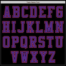 Load image into Gallery viewer, Custom Black Pink-Purple Authentic Baseball Jersey
