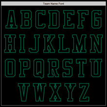 Load image into Gallery viewer, Custom Black Kelly Green Authentic Baseball Jersey
