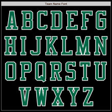 Load image into Gallery viewer, Custom Black Kelly Green-White Authentic Baseball Jersey
