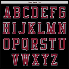 Load image into Gallery viewer, Custom Black Crimson-Gray Authentic Baseball Jersey
