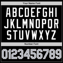 Load image into Gallery viewer, Custom Black Gray-White Authentic Basketball Jersey
