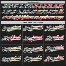 Load image into Gallery viewer, Custom Black Vintage USA Flag-White Authentic Baseball Jersey
