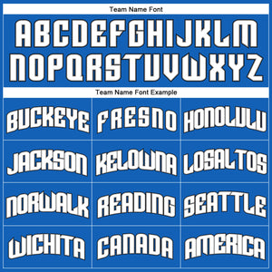Custom Blue White Pinstripe White-Black Authentic  Basketball Jersey