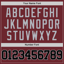 Load image into Gallery viewer, Custom Burgundy Black-Gray Authentic Basketball Jersey
